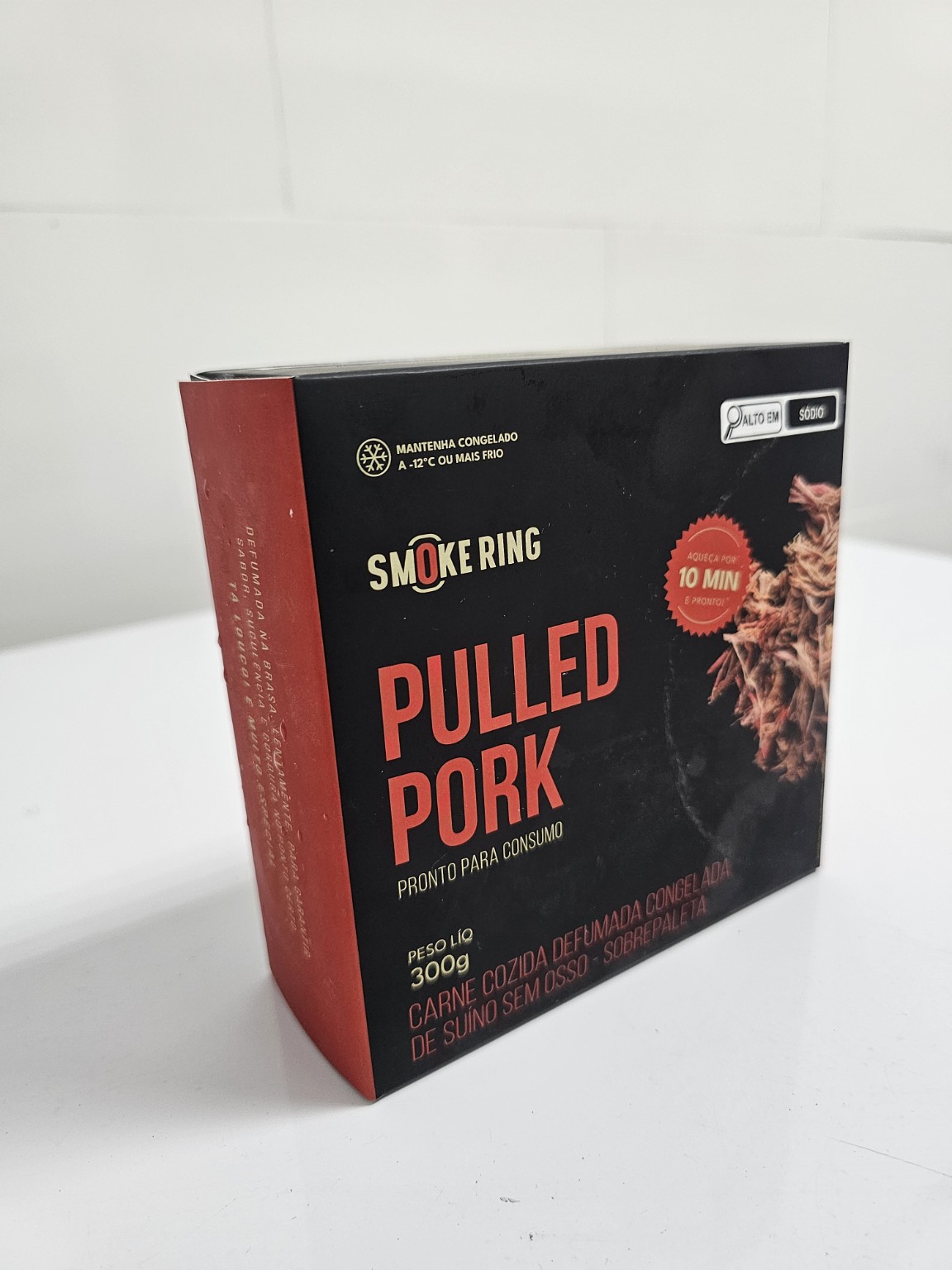 Embalagem de pulled pork Smoke Ring